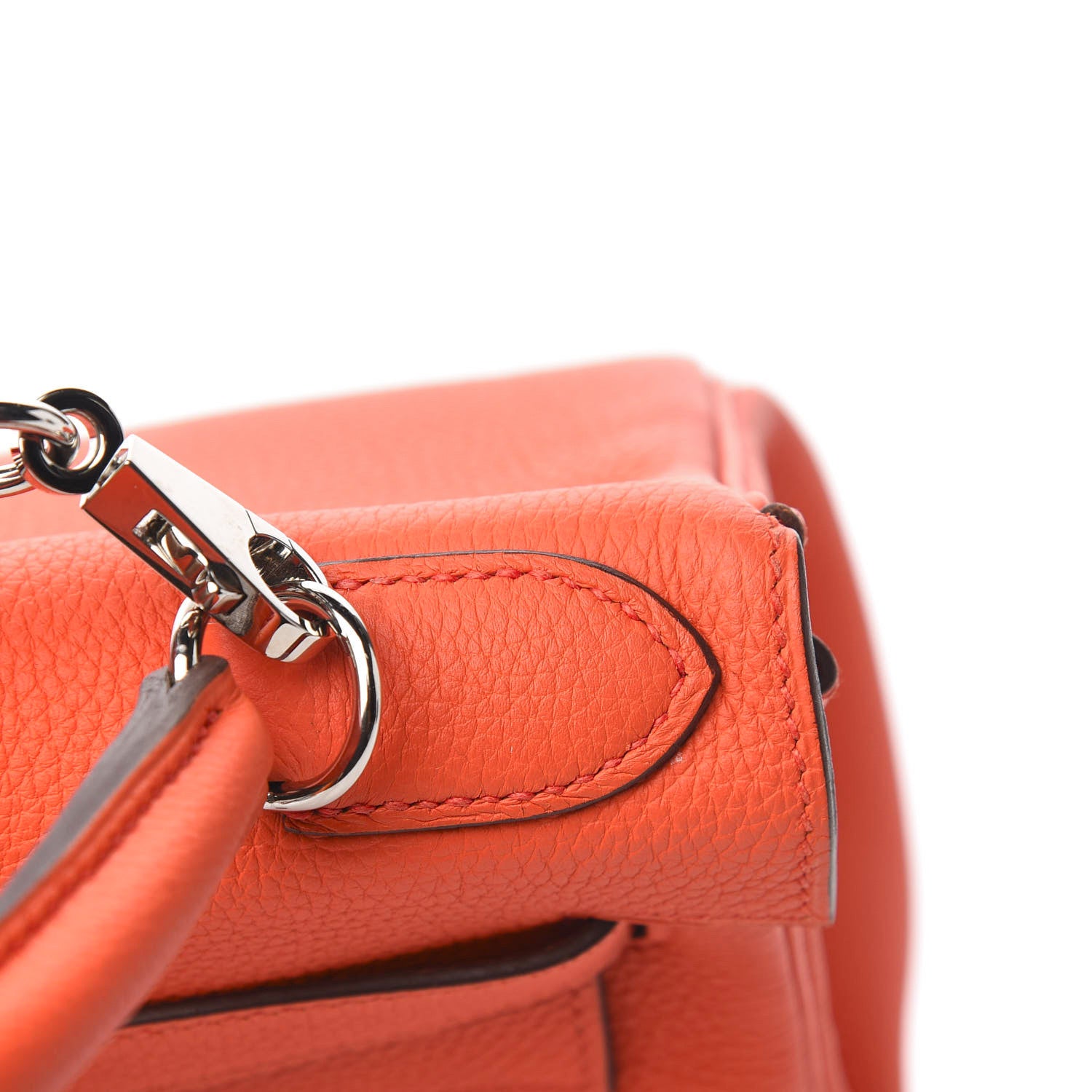 Hermes Togo Kelly Retourne 28 Poppy Orange 6 of 34