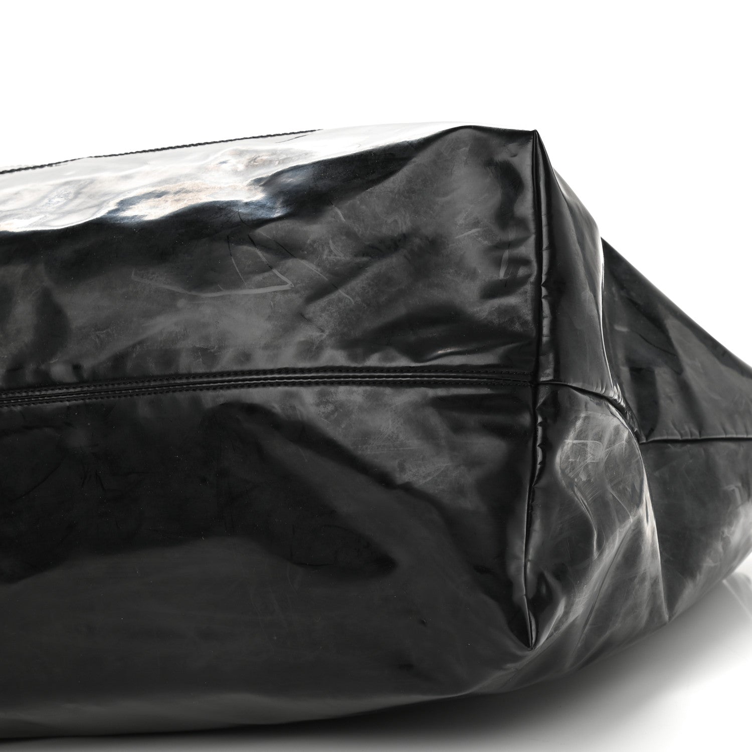 Chanel Vinyl XL Coco Cabas Black 9 of 10