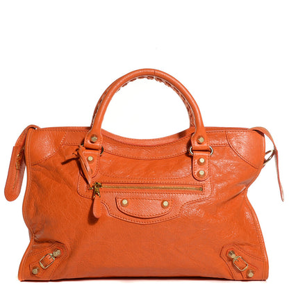 Balenciaga Agneau Giant 12 Gold Hardware City Tangerine 1 of 13