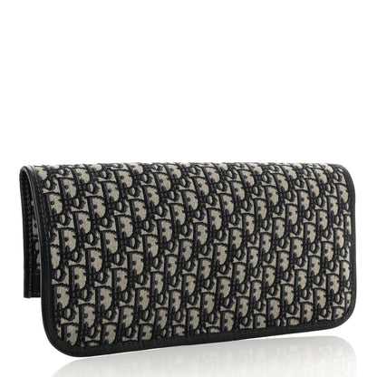 Christian Dior Oblique Fold Over Clutch Blue 3 of 8