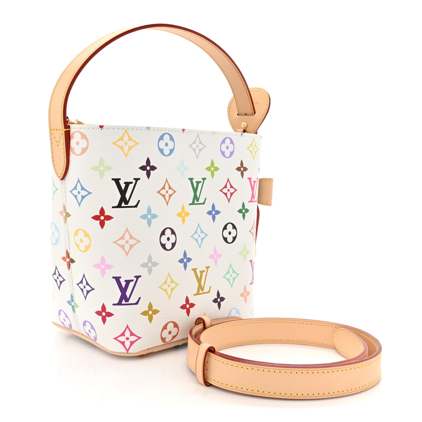 LV X TM Monogram Multicolor All In BB White