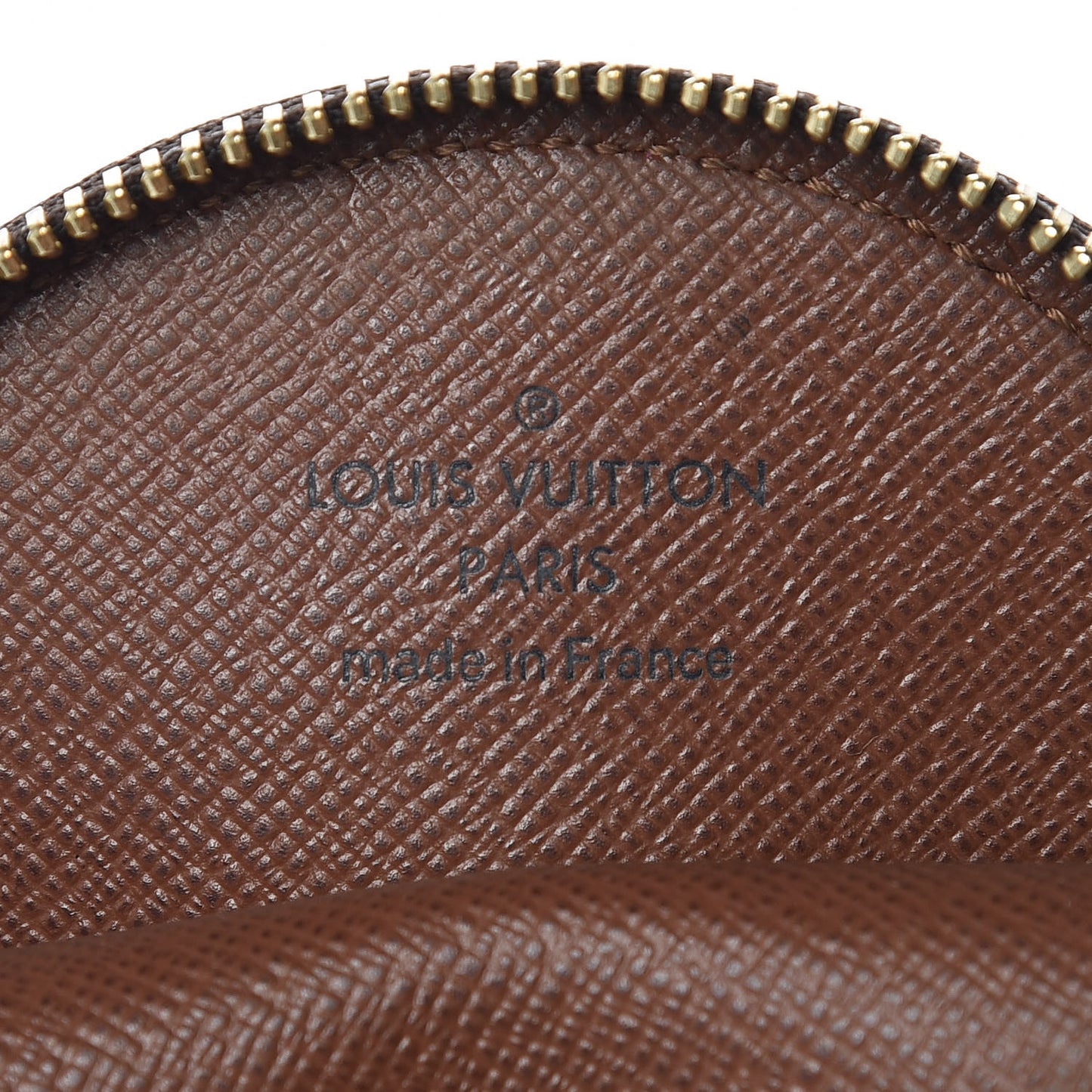 Monogram Round Coin Purse