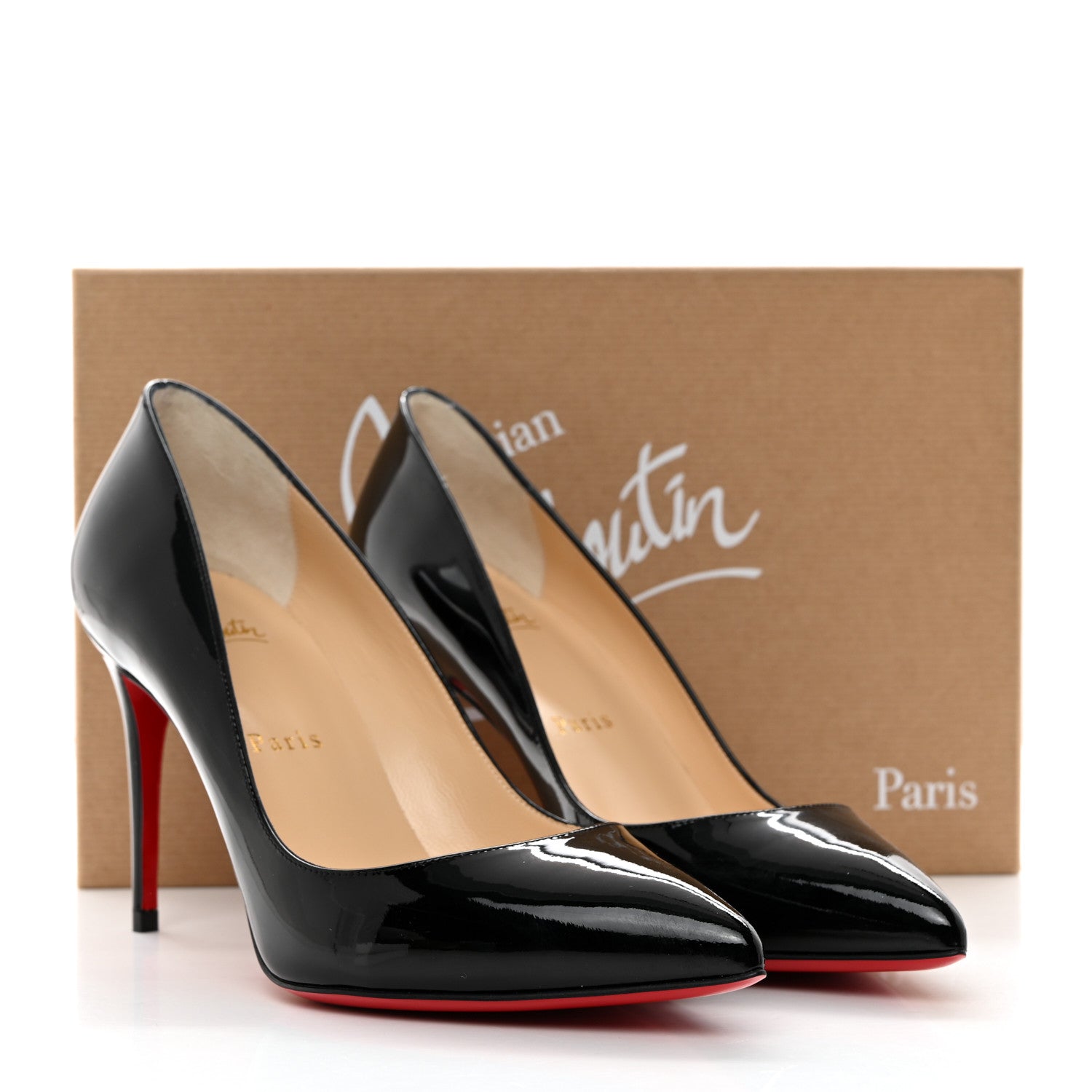 Christian Louboutin Patent Pigalle 85 Pumps 38 Black 8 of 8