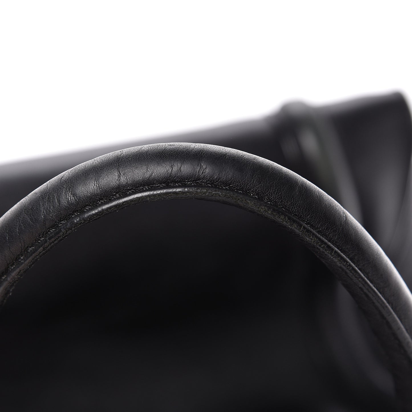 Grained Calfskin Medium Luggage Black