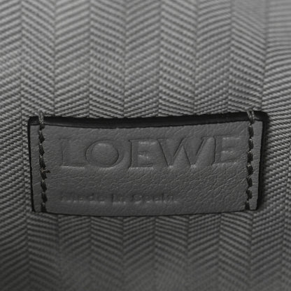 Loewe Metallic Lurex Pleated Bracelet Pouch Shoulder Bag Silver 6 of 9