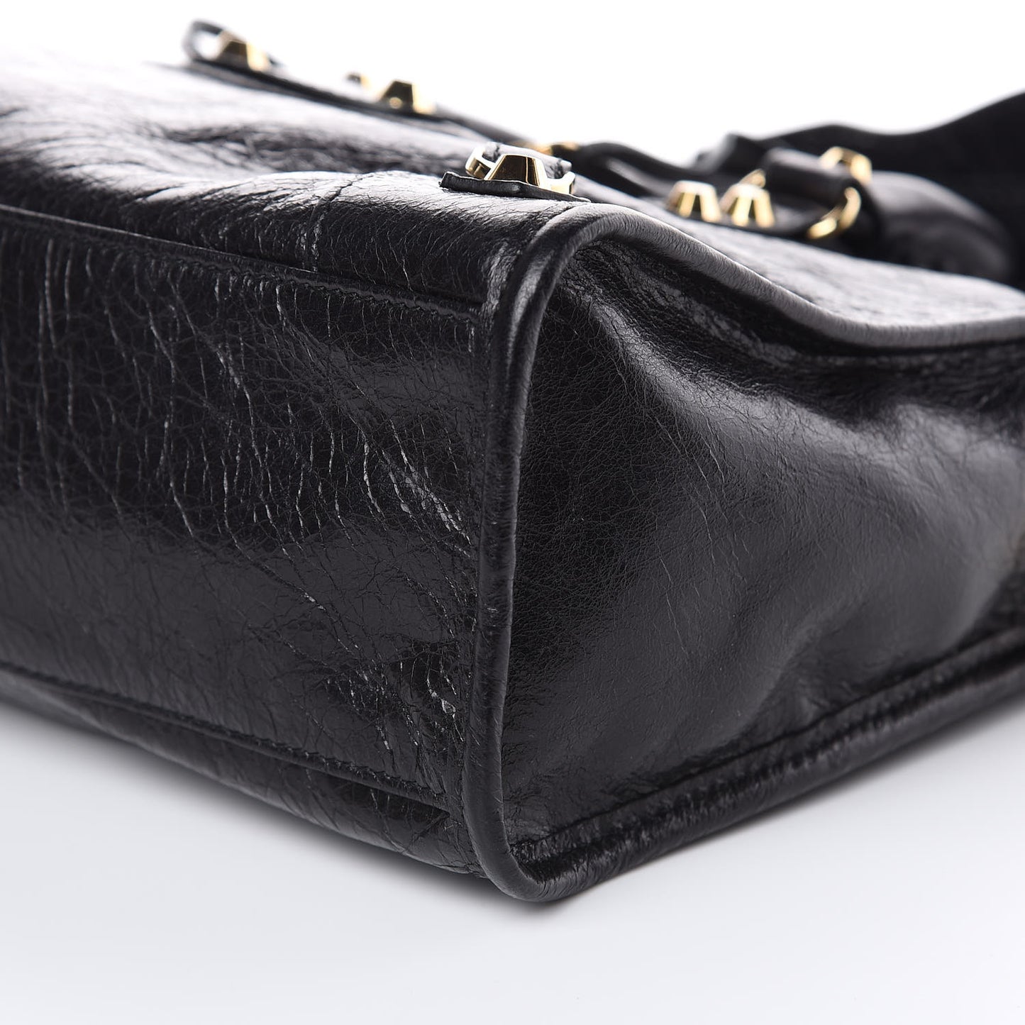 Agneau Classic Gold Hardware S City Black