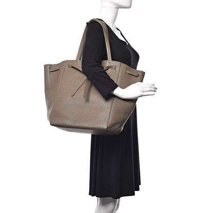 Celine Soft Grained Calfskin Medium Belt Cabas Phantom Taupe 2 of 12