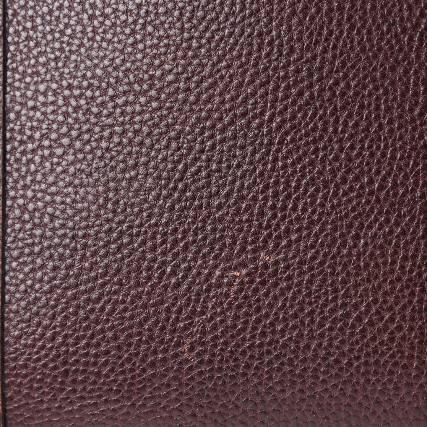 Grain Vegetable Tanned Calfskin Zipped Bayswater Oxblood