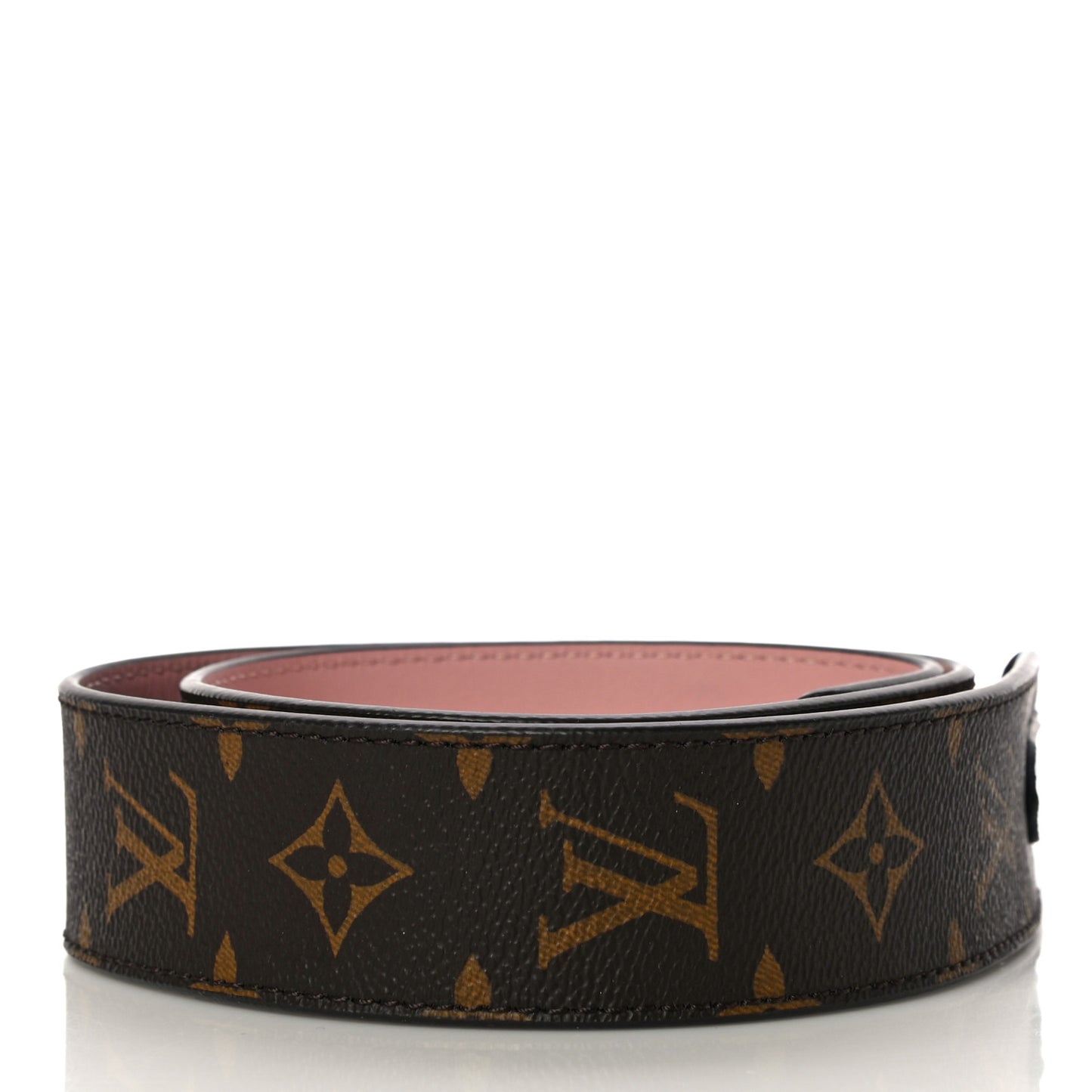 Monogram Bandouliere Shoulder Strap Rose Poudre