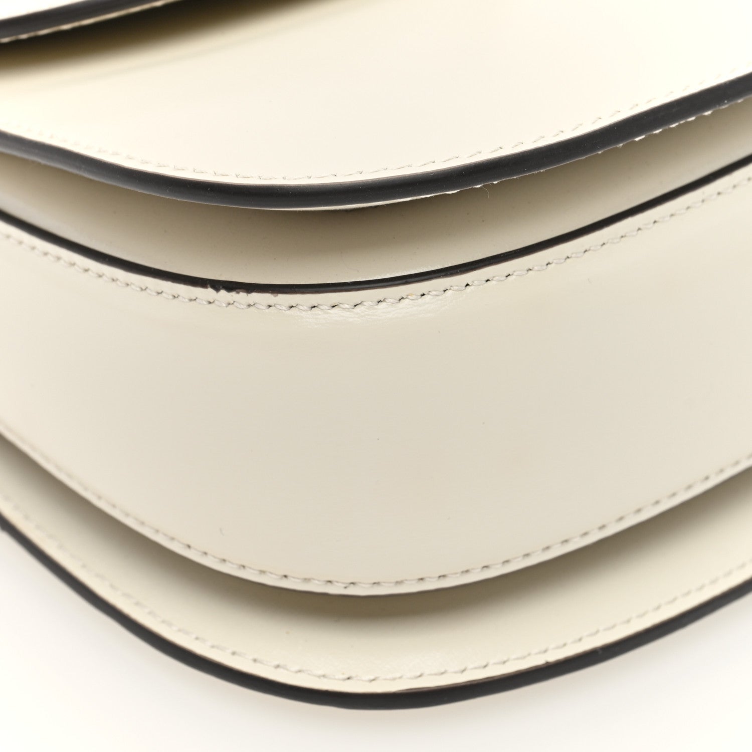 Gucci Boarded Dyana Lux Calfskin Web Mini Bamboo 1947 Top Handle Bag Mystic White 8 of 9