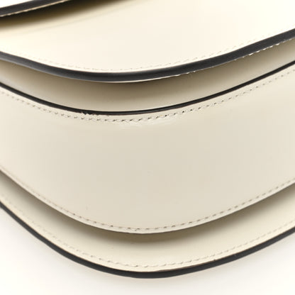 Gucci Boarded Dyana Lux Calfskin Web Mini Bamboo 1947 Top Handle Bag Mystic White 8 of 9