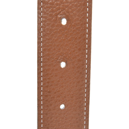 Hermes Box Togo 32mm H Belt 85 Black Gold 6 of 9