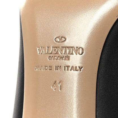 Valentino Garavani Nappa Rockstud 100mm Pumps 41 Black Poudre 7 of 8
