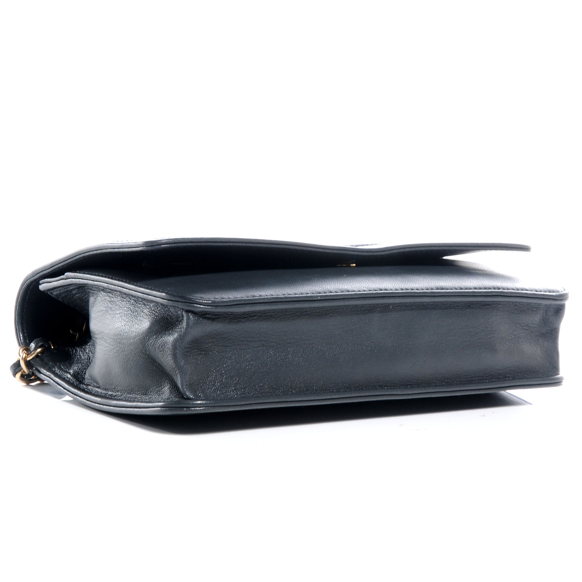 Chanel Lambskin Timeless CC Wallet on Chain WOC Gray 4 of 8