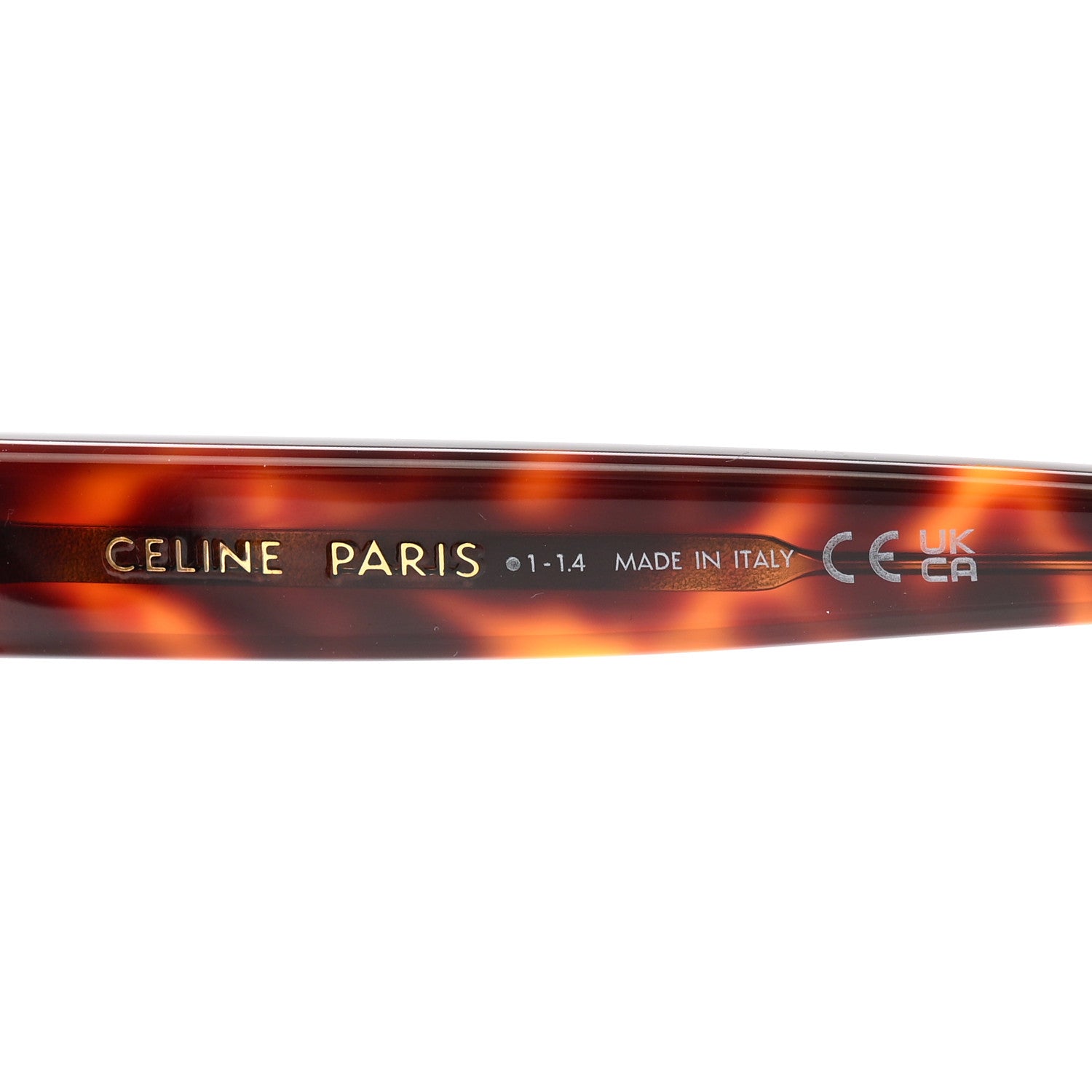 Celine Acetate Sunglasses CL40295l Tortoise 5 of 7