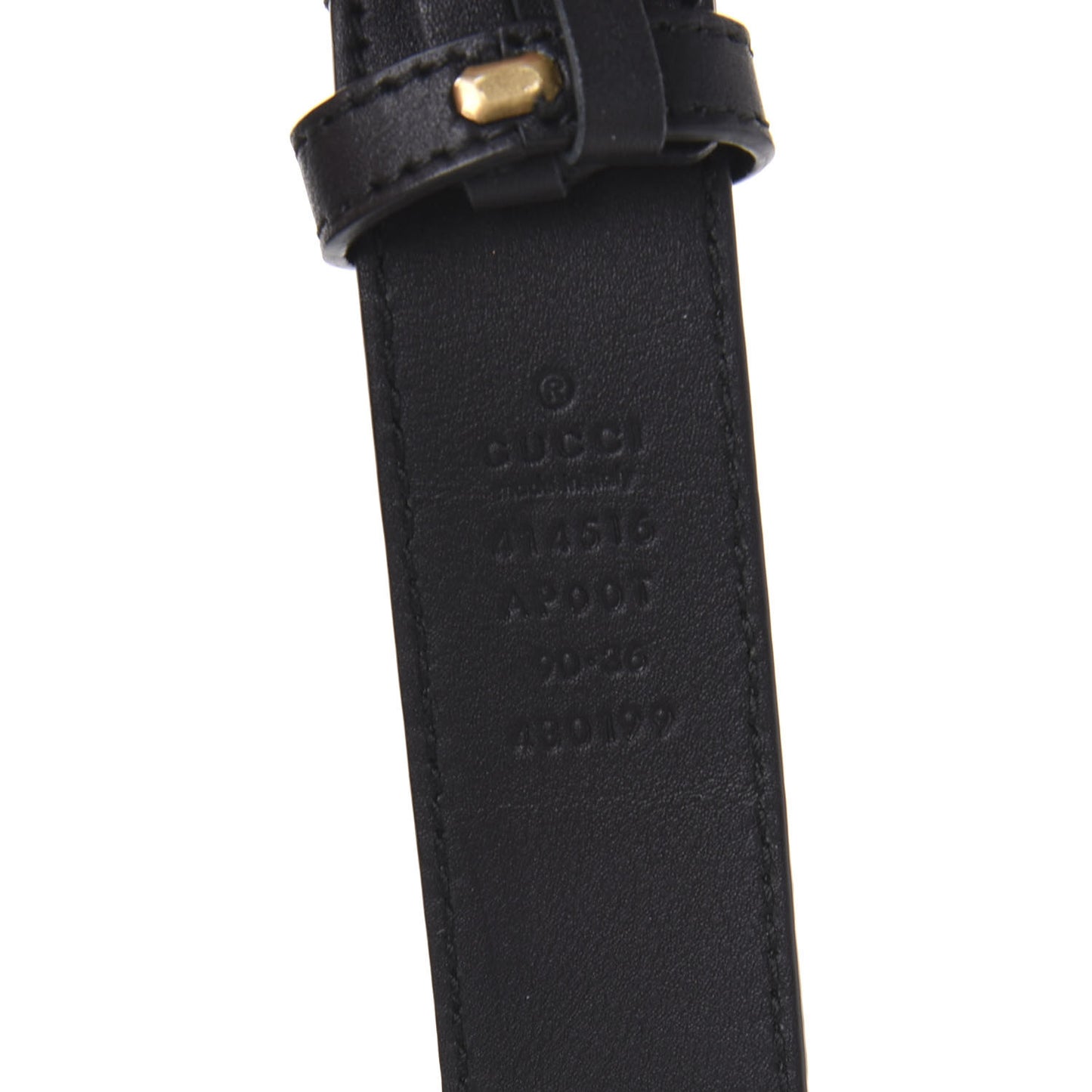 Calfskin Double G 30mm Belt 90 36 Black