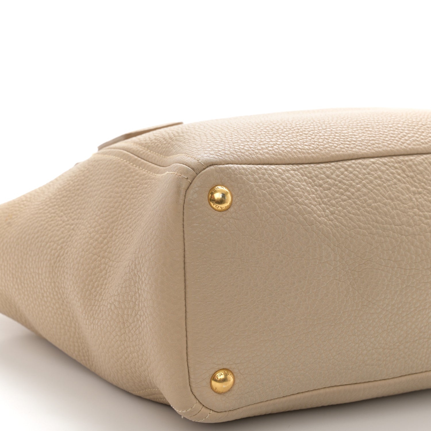 Prada Vitello Daino Shoulder Bag Sabbia 10 of 14
