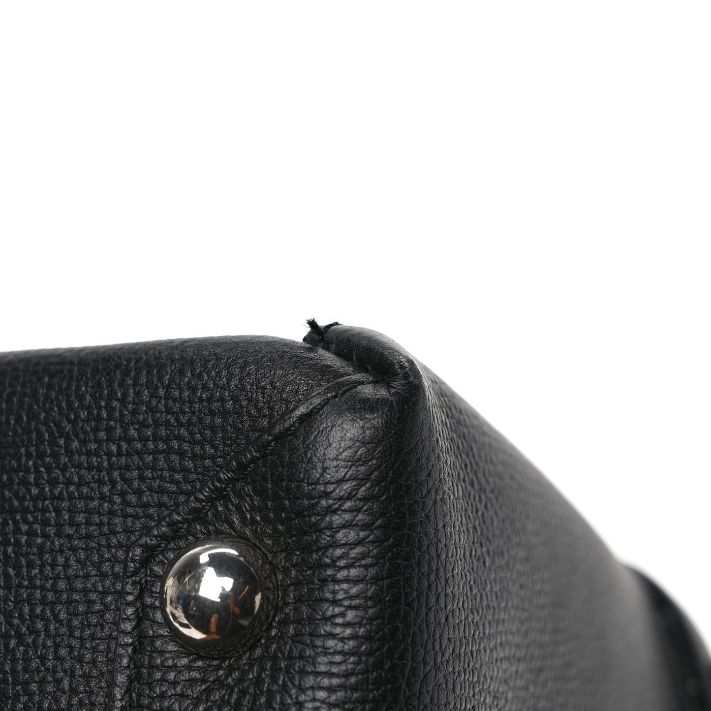 Grainy Calfskin House Check Small Banner Tote Black