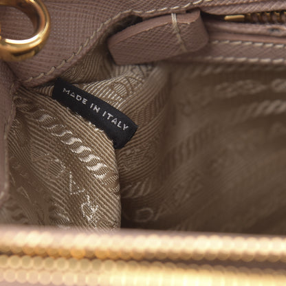 Prada Saffiano Small Galleria Double Zip Tote Cammeo 9 of 19