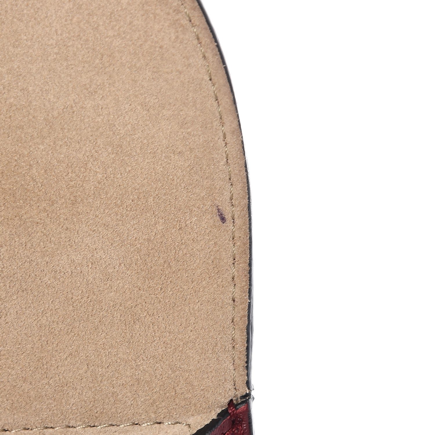 Chloe Calfskin Mini Georgia Crossbody Bag Bordeaux 8 of 10