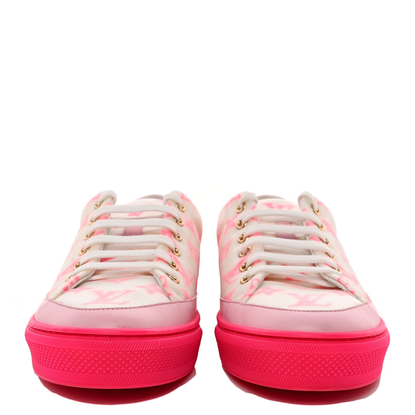 Technical Fabric Monogram Stellar Sneakers 39 Rose Pop