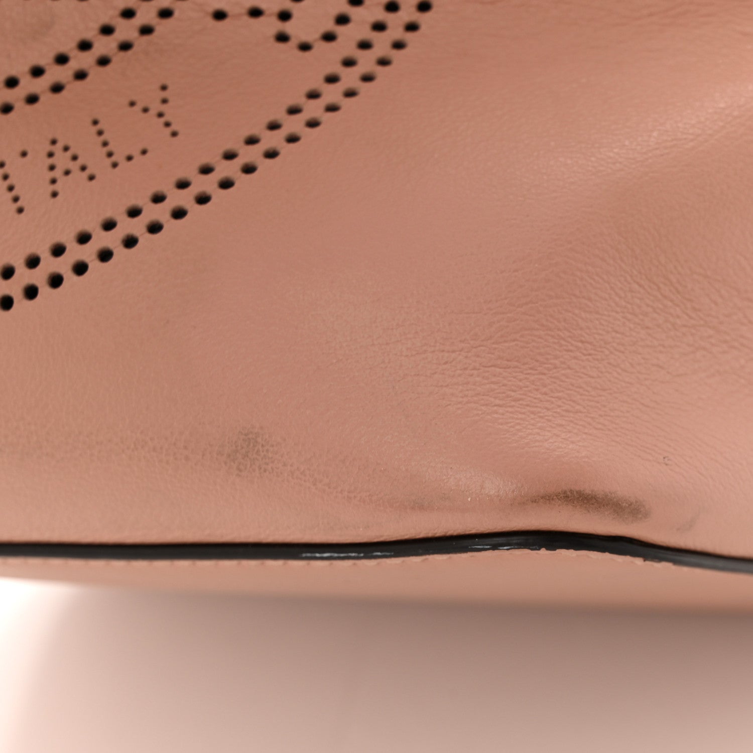 Fendi Vitello Grace F is Fendi Stamp Patch Perforated Small Mon Tresor Bucket Bag Rosa Bourbon 10 of 12