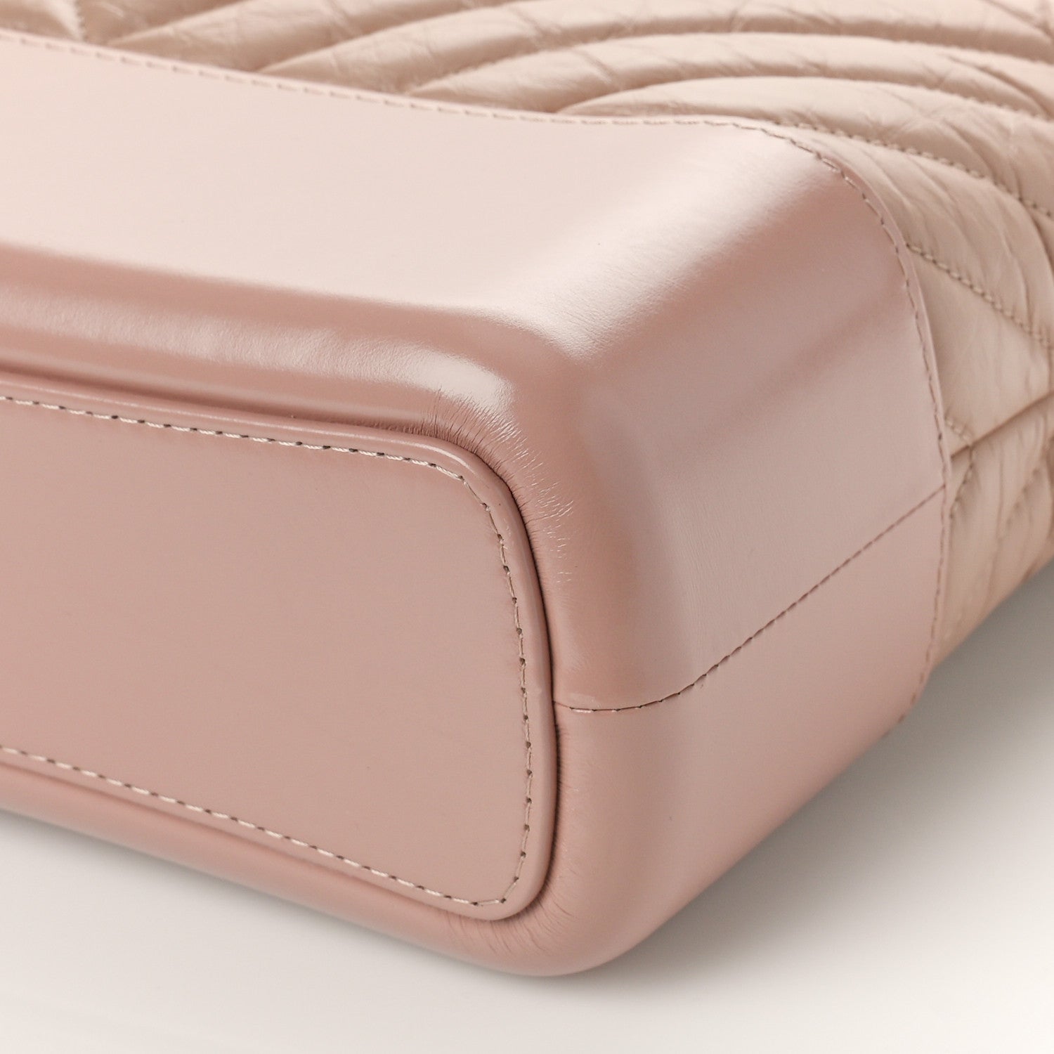 Chanel Aged Calfskin Chevron Quilted Medium Gabrielle Hobo Pink 9 of 9