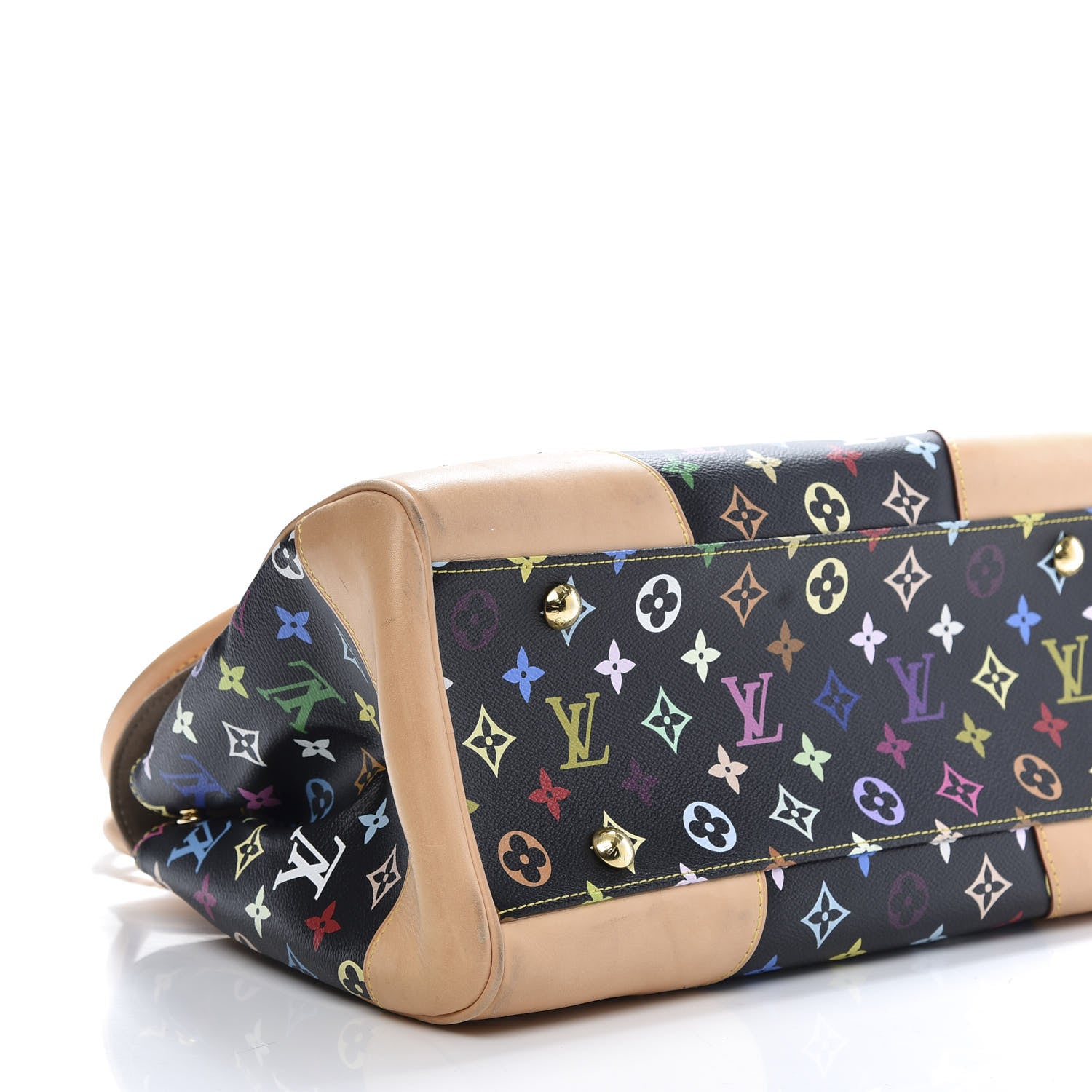 Louis Vuitton Monogram Multicolor Beverly GM Black 6 of 16