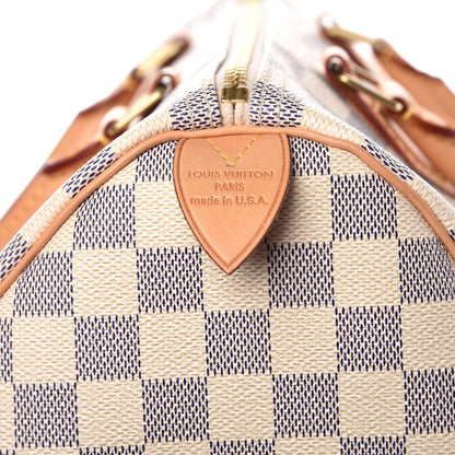 Louis Vuitton Damier Azur Speedy 30 6 of 9