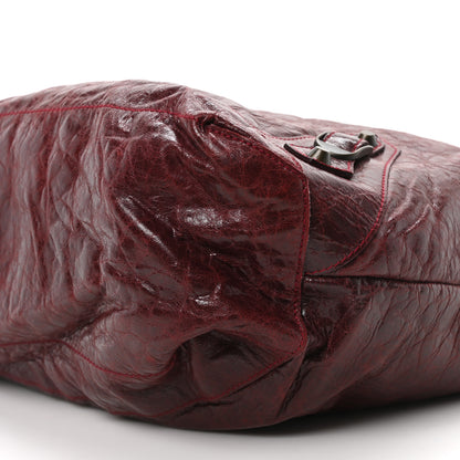 Balenciaga Agneau Classic Hardware Day Hobo Rouge Grenat 10 of 10