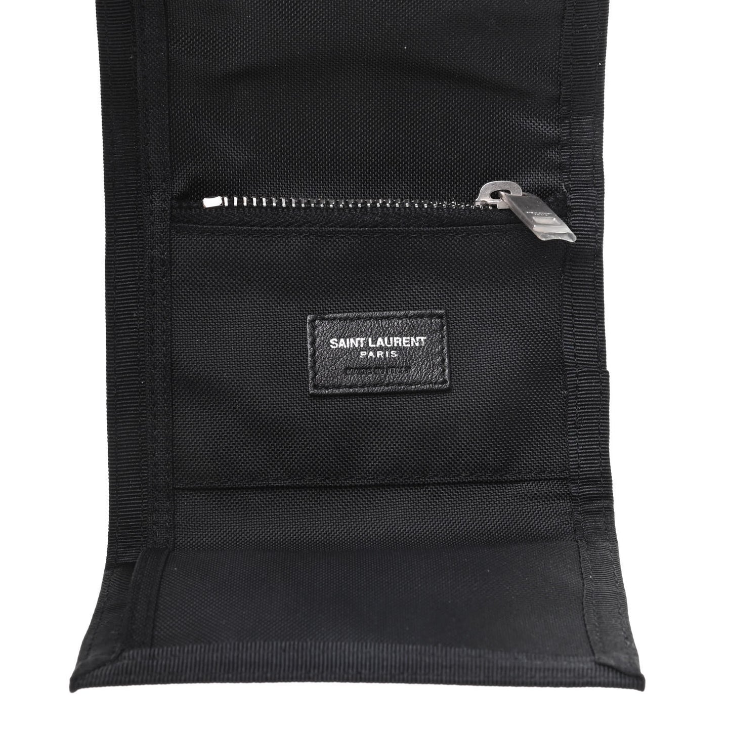 Nylon Print Bandana Tiny Buffalo Wallet Black