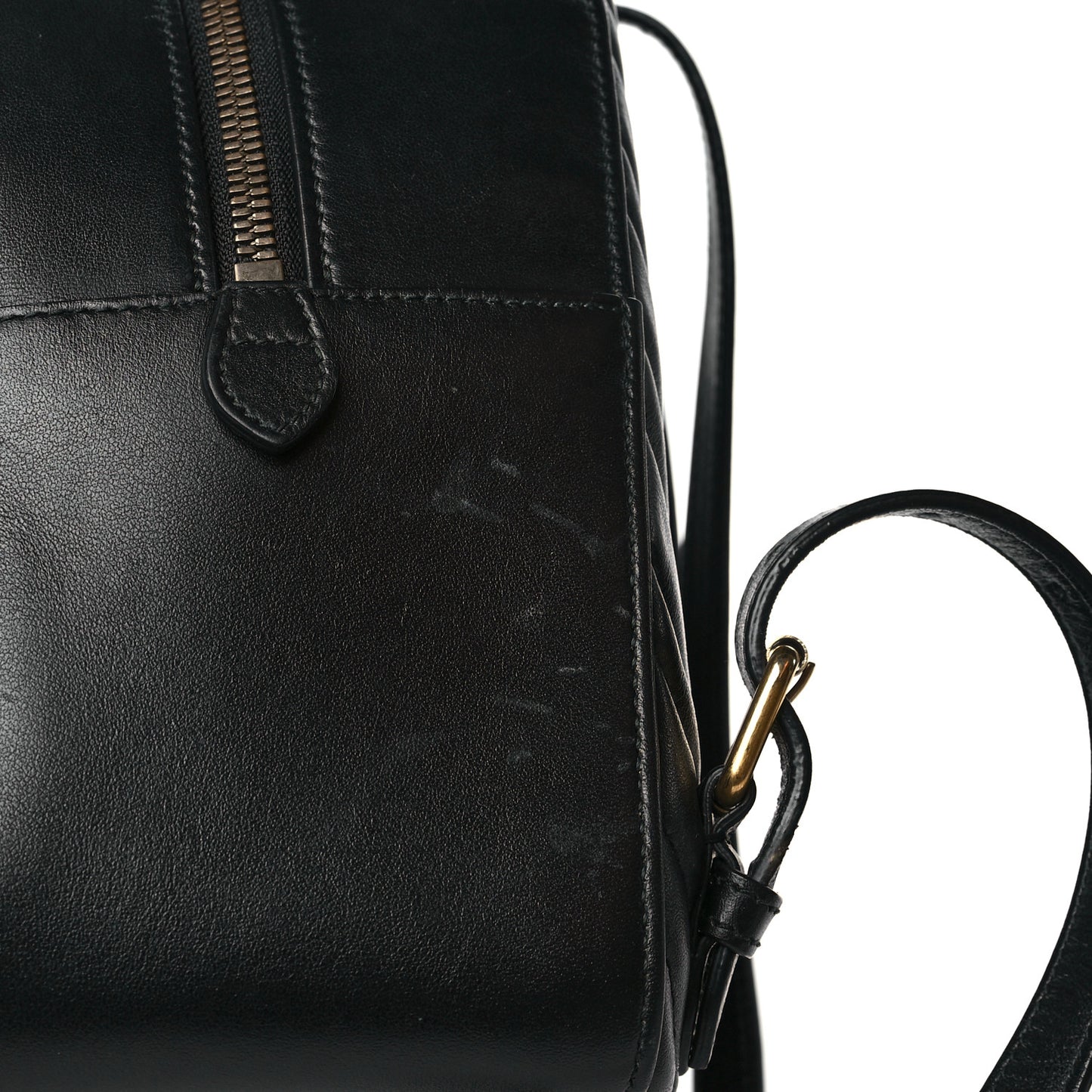 Calfskin Matelasse GG Marmont Dome Backpack Black