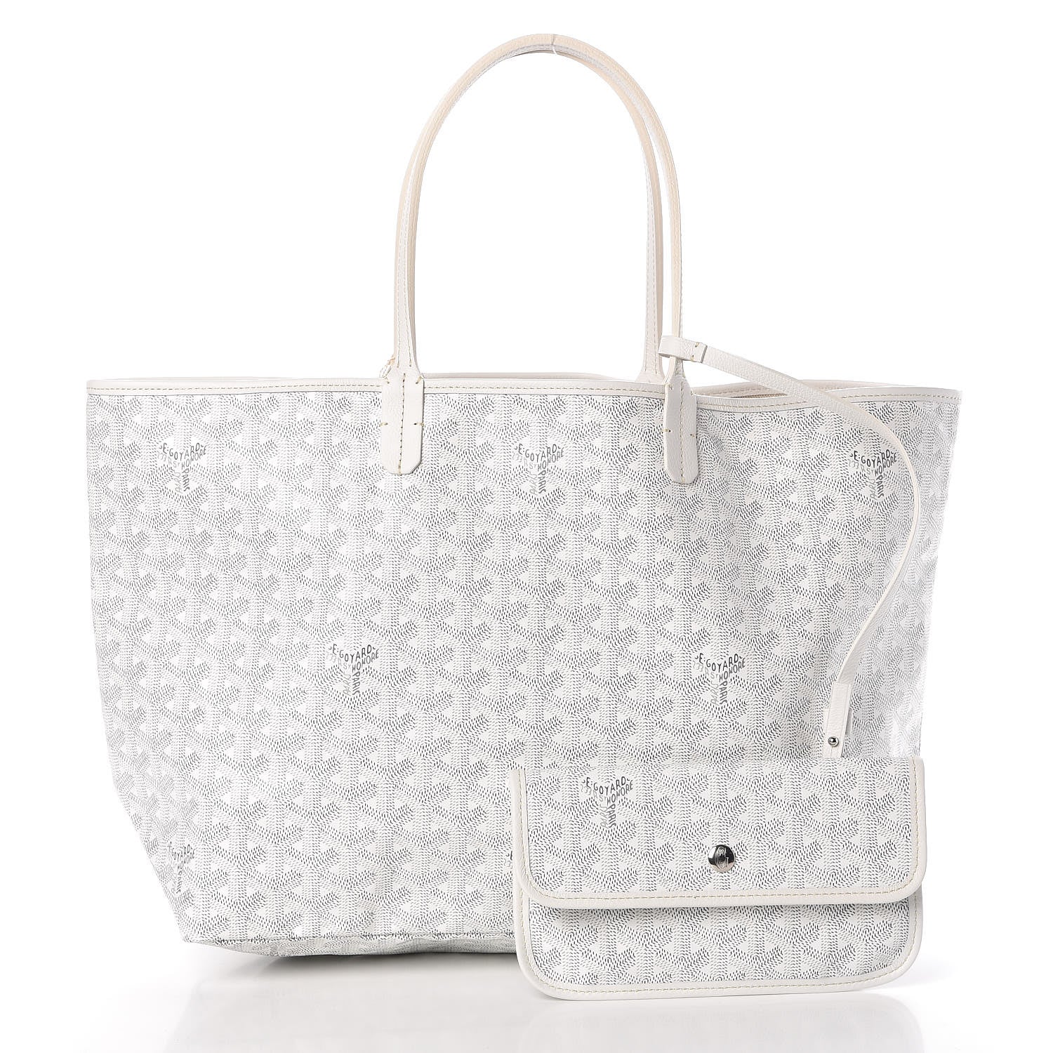 Goyard Goyardine Saint Louis PM White 1 of 9