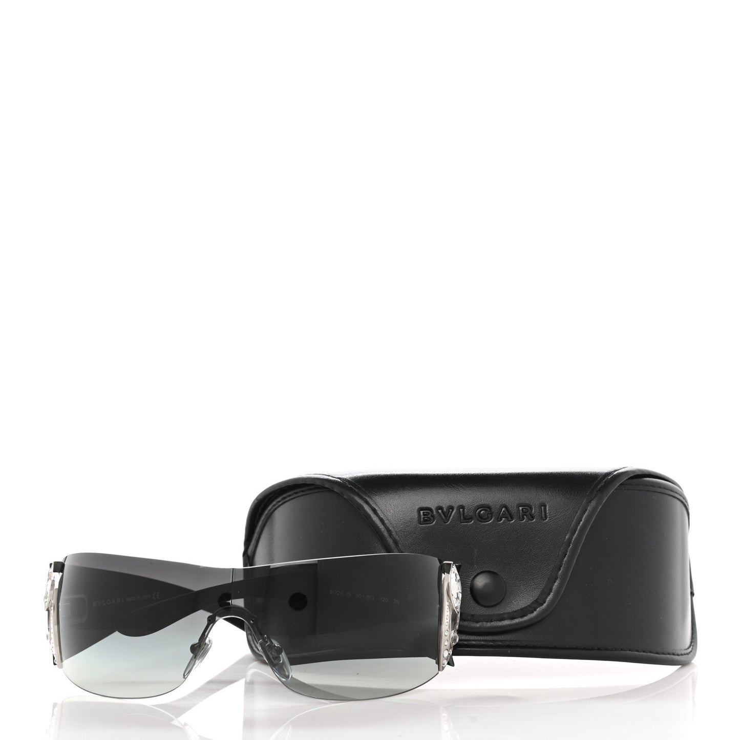 Crystal Sunglasses 8026-B Black