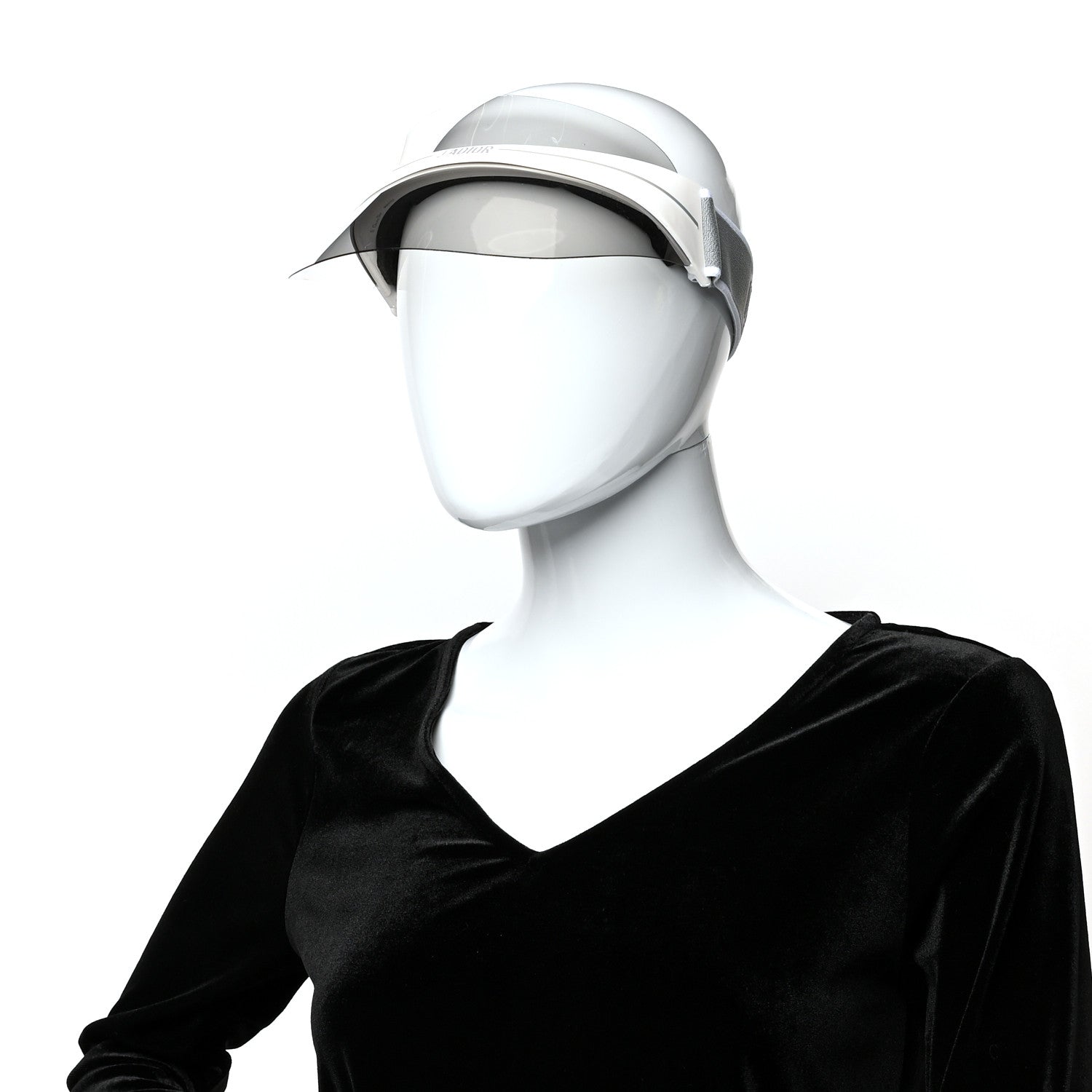 Christian Dior Mirrored DiorClub1 Sun Visor Grey 2 of 8