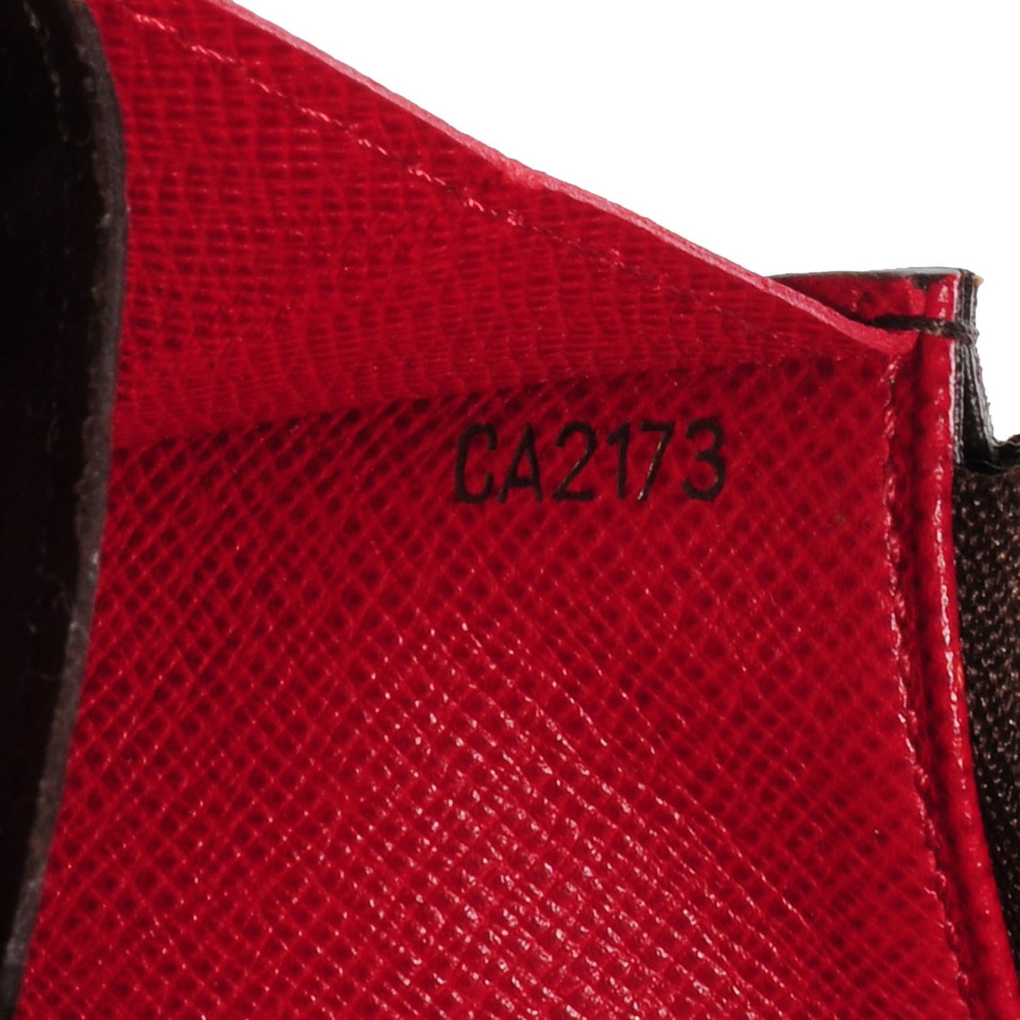 Monogram Emilie Wallet Red