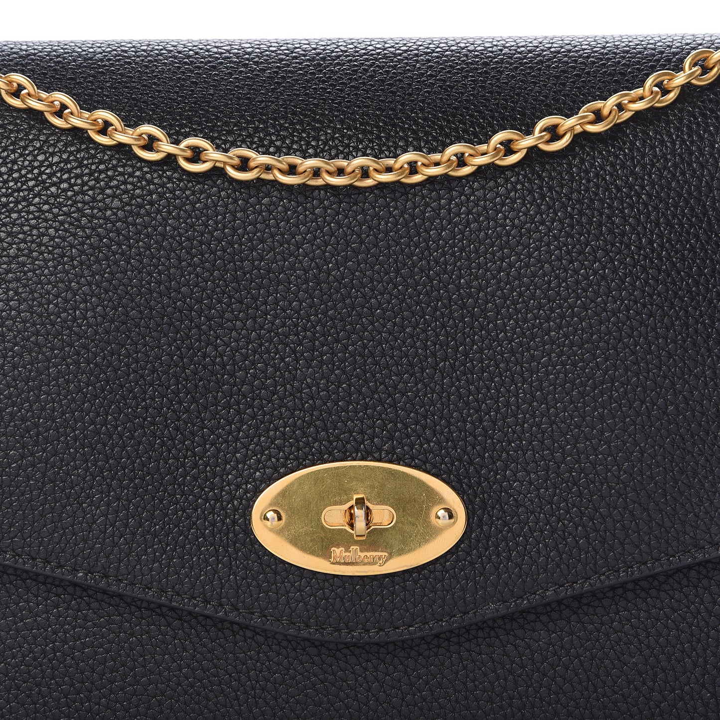 Classic Grain Calfskin Medium Darley Black