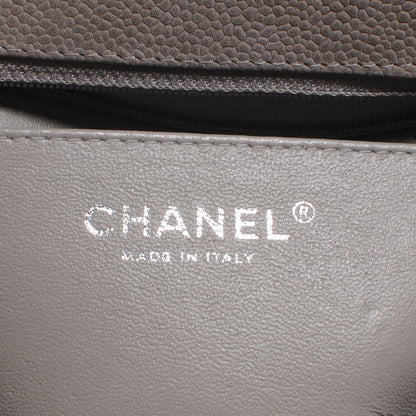 Chanel Caviar Iridescent Quilted Mini Flap Gris 7 of 8