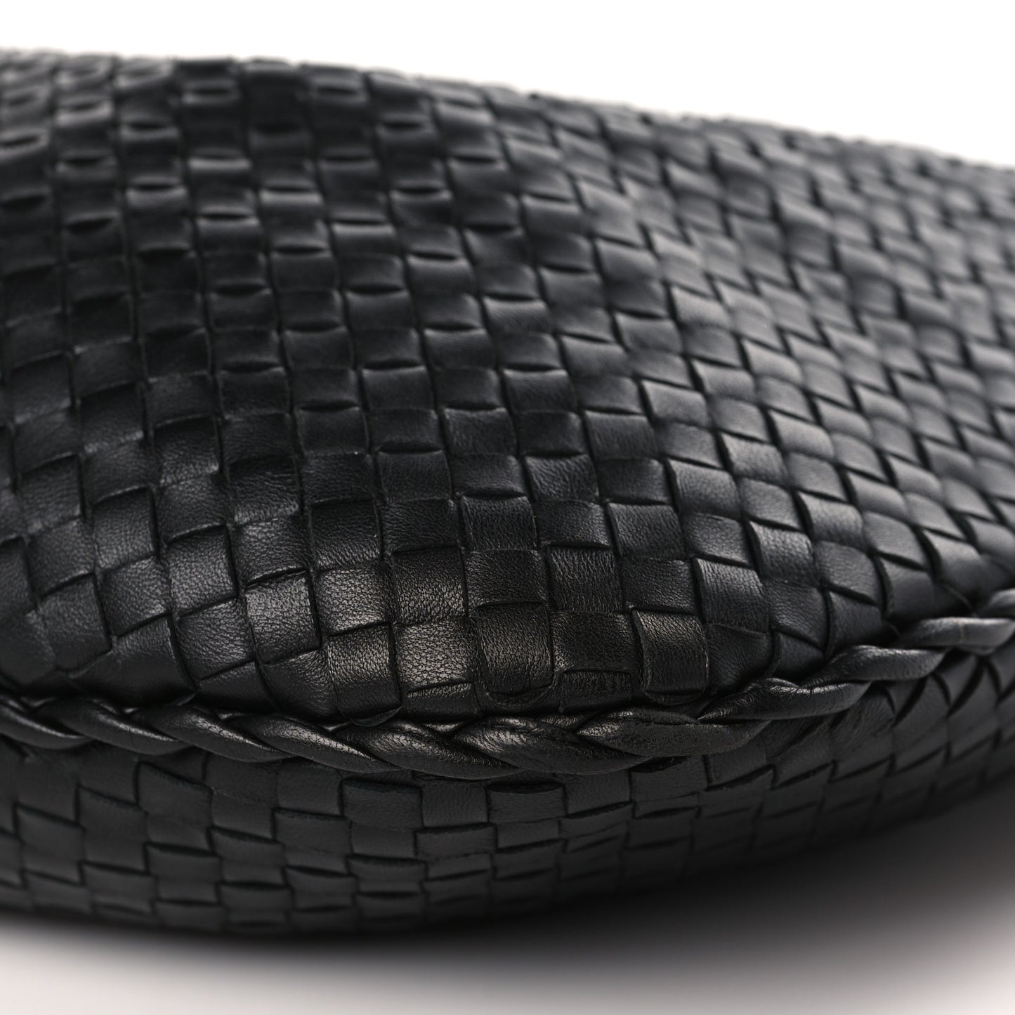 Nappa Intrecciato Large Veneta Hobo Black