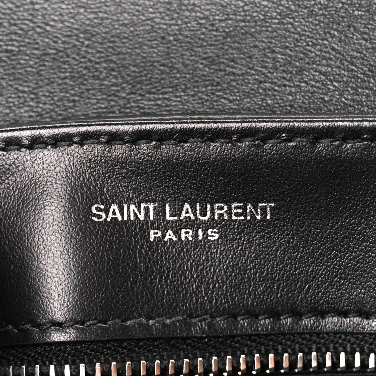 Saint Laurent Calfskin Y Quilted Monogram Toy Loulou Crossbody Bag Black 6 of 12