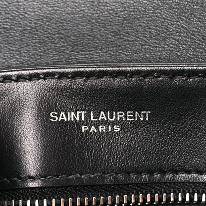 Saint Laurent Calfskin Y Quilted Monogram Toy Loulou Crossbody Bag Black 6 of 12