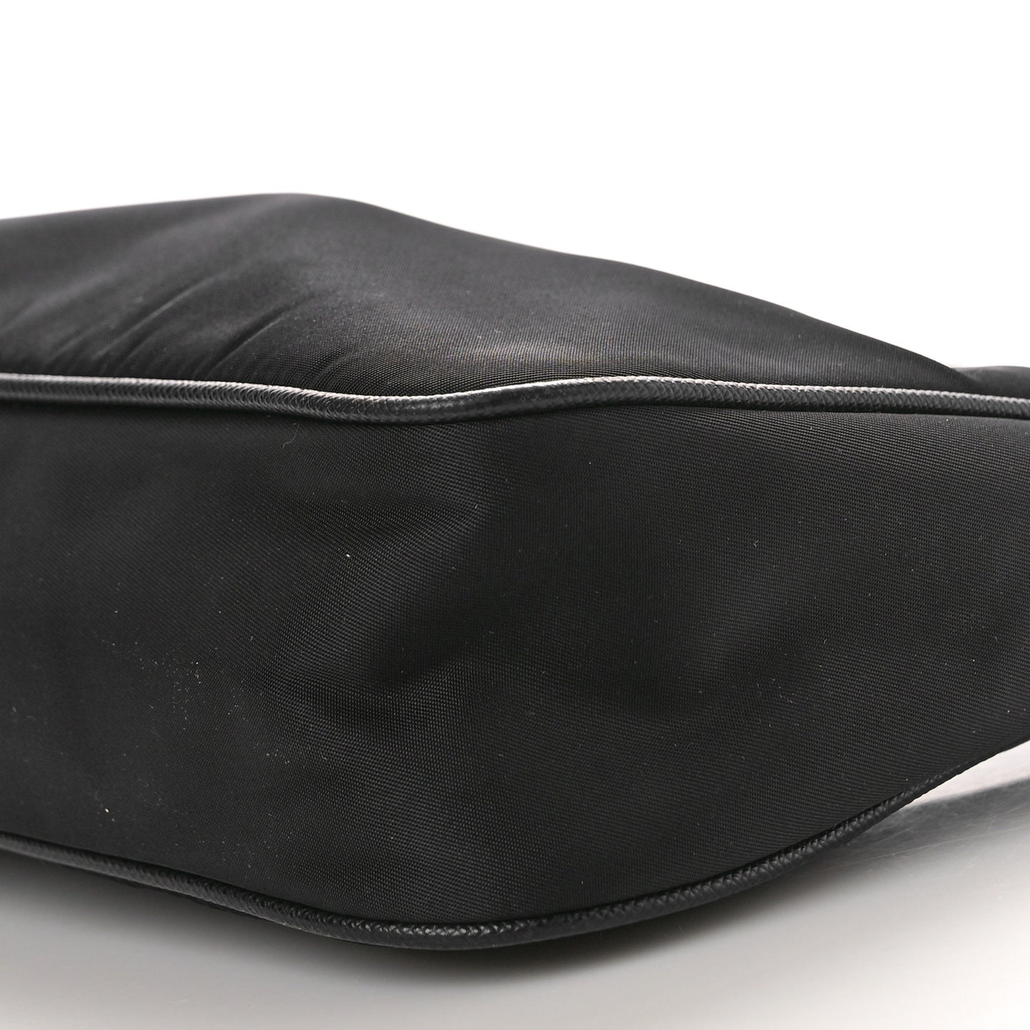 Tessuto Nylon Saffiano Mini Re-Edition 2005 Bag Black