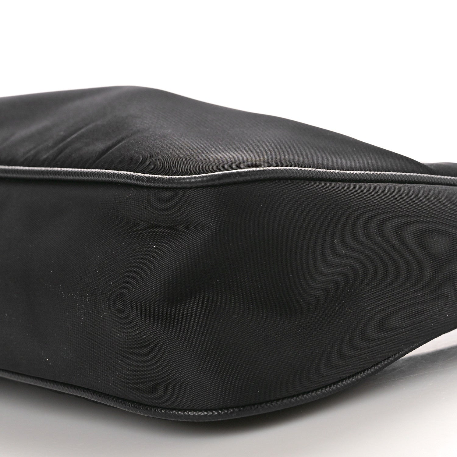 Prada Tessuto Nylon Saffiano Mini Re-Edition 2005 Bag Black 10 of 10