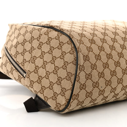 Gucci Monogram Travel Backpack Dark Brown 9 of 11