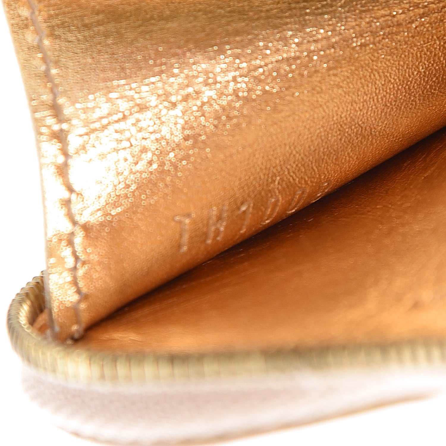 Louis Vuitton Monogram Miroir Heart Coin Purse Gold 7 of 8