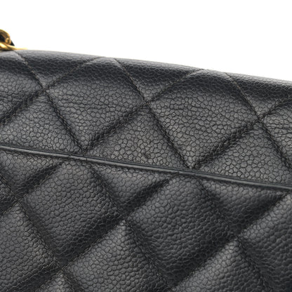 Chanel Caviar Quilted Medium Single Flap Black 11 of 17