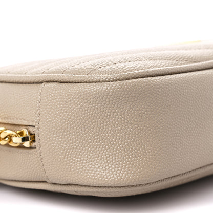 Saint Laurent Grain De Poudre Matelasse Monogram Mini Lou Camera Bag New Powder 8 of 9