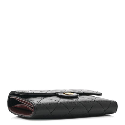 Chanel Caviar Quilted Medium Flap Wallet Black 4 of 12
