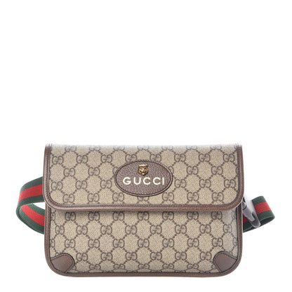 Gucci GG Supreme Monogram Neo Vintage Web Belt Bag Brown 1 of 7