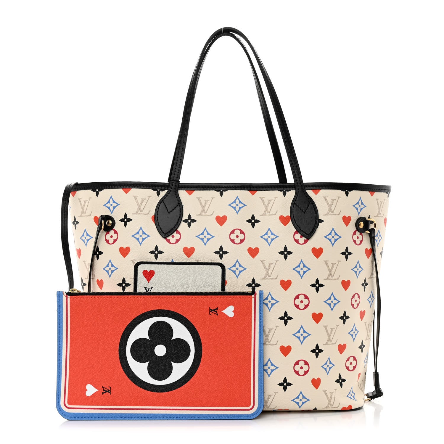 Louis Vuitton Game On Neverfull MM White 1 of 10